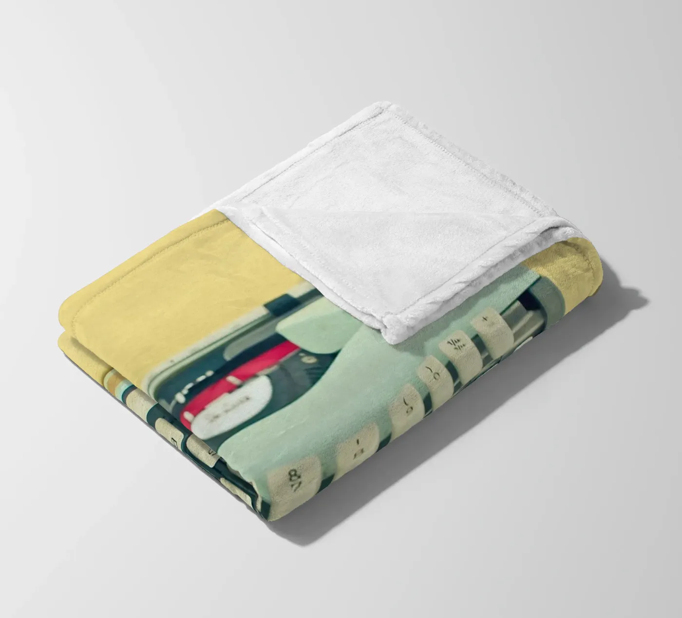 De typemachine fleecedeken van Cassia Beck Photography