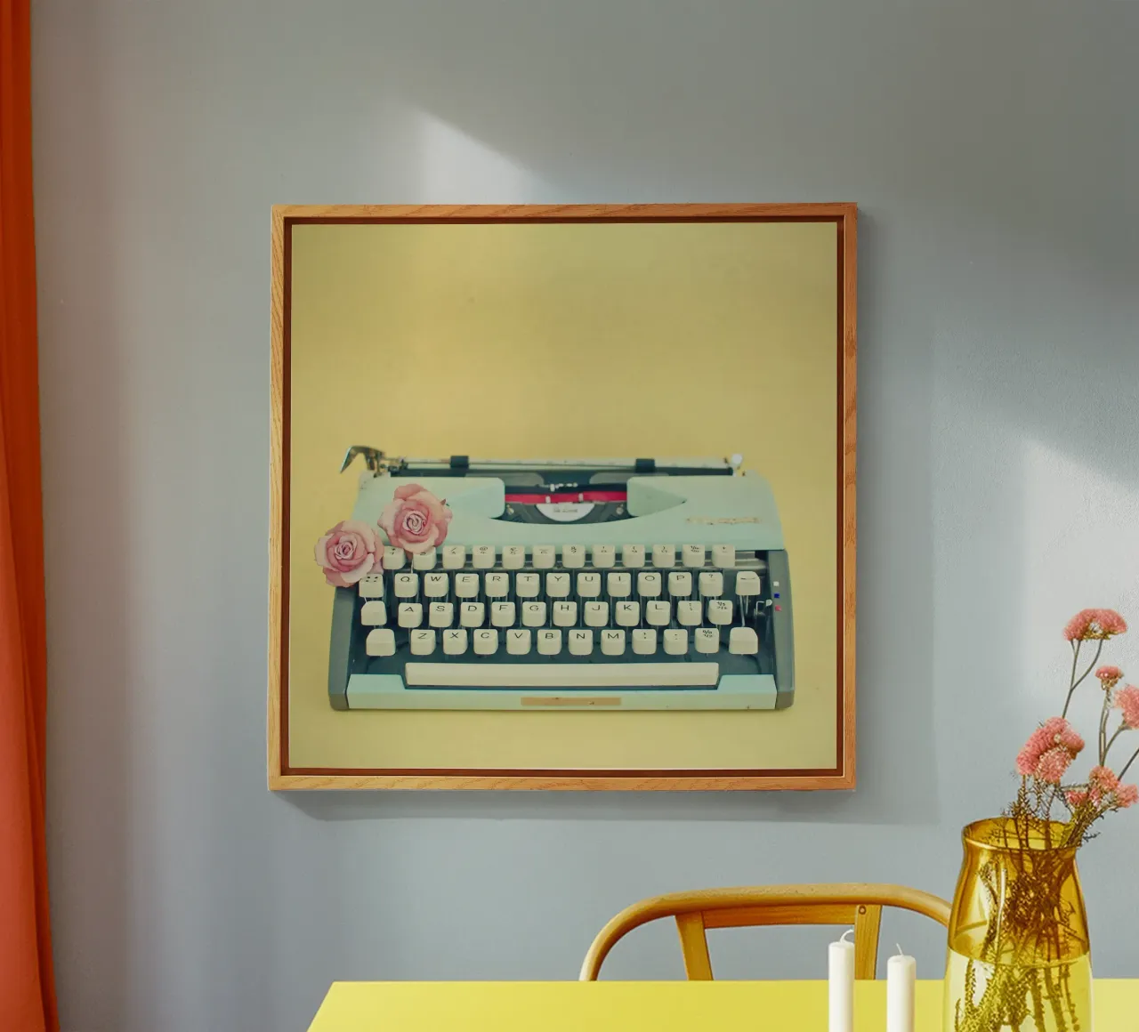 The Typewriter acrylic glass by Cassia Beck Photography