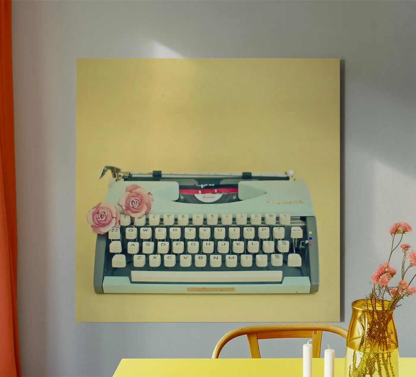 The Typewriter forex plate by Cassia Beck Photography