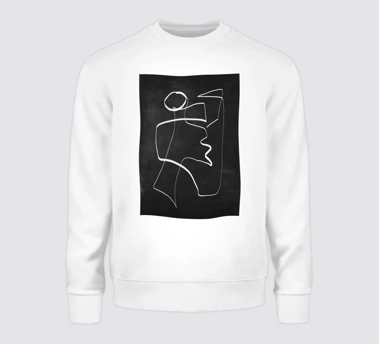 Line art astratta 6/2 felpa da ThingDesign