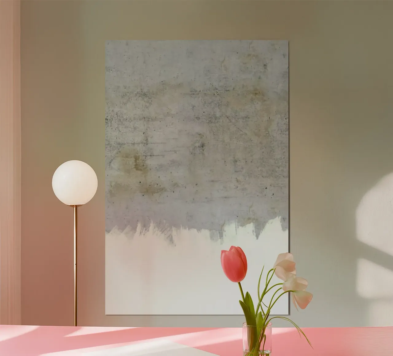 Concrete Style poster con telaio in alluminio da cafelab