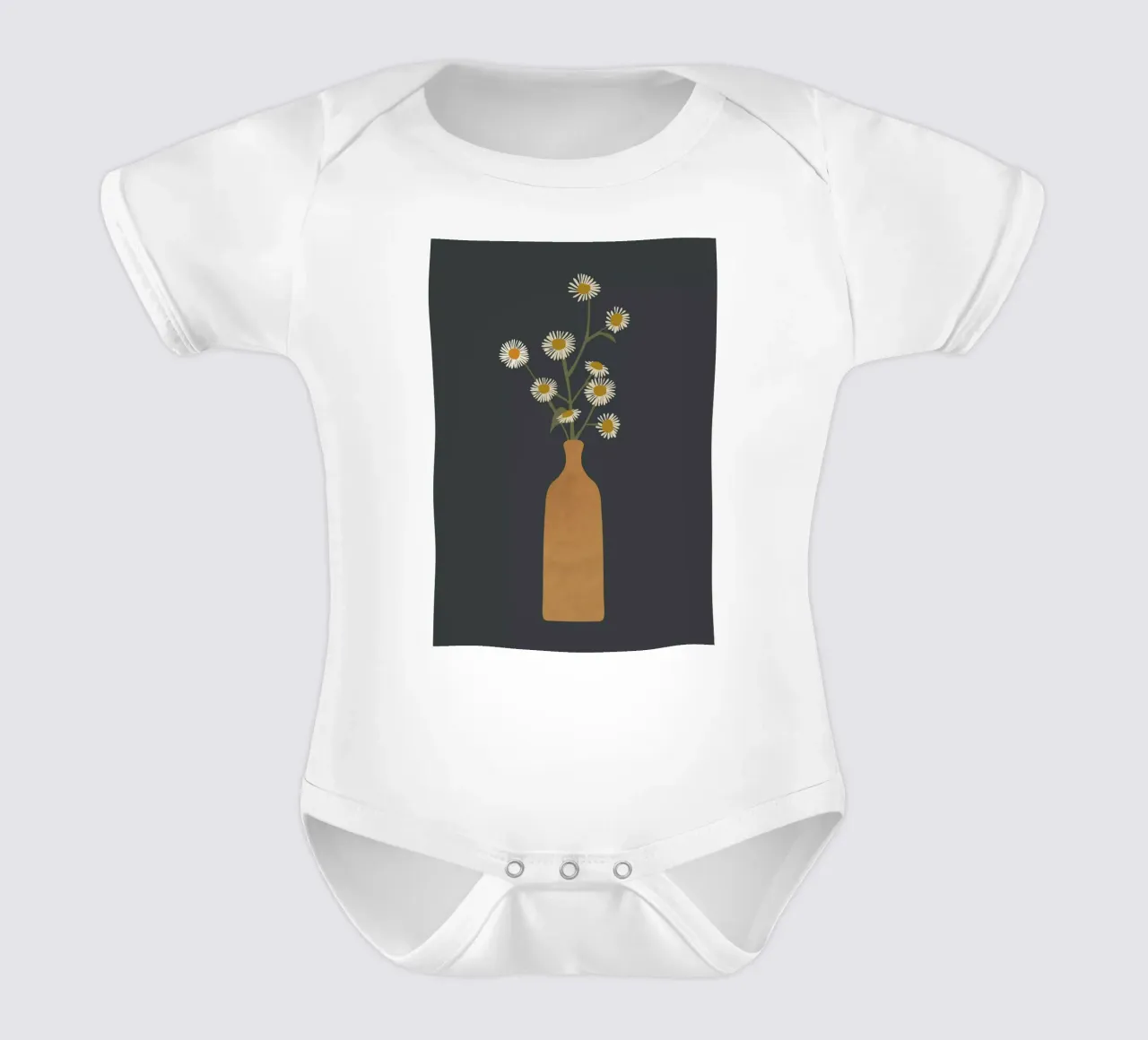 I fiori body neonato maniche corte da ThingDesign
