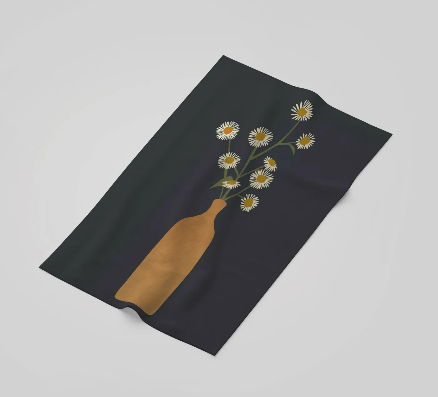 Bloemen strandhanddoek van ThingDesign