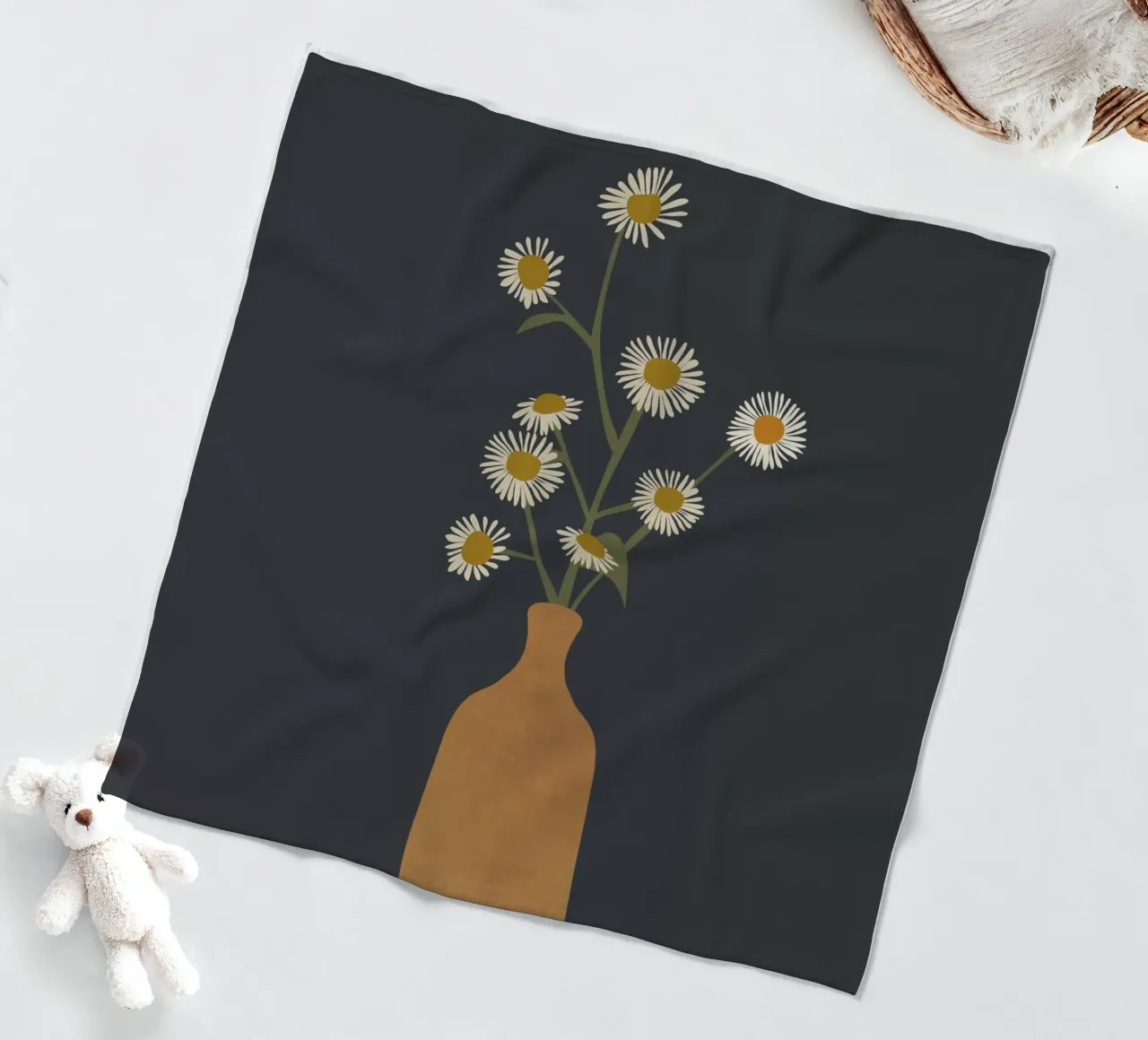 Blumen Fleecedecke von ThingDesign