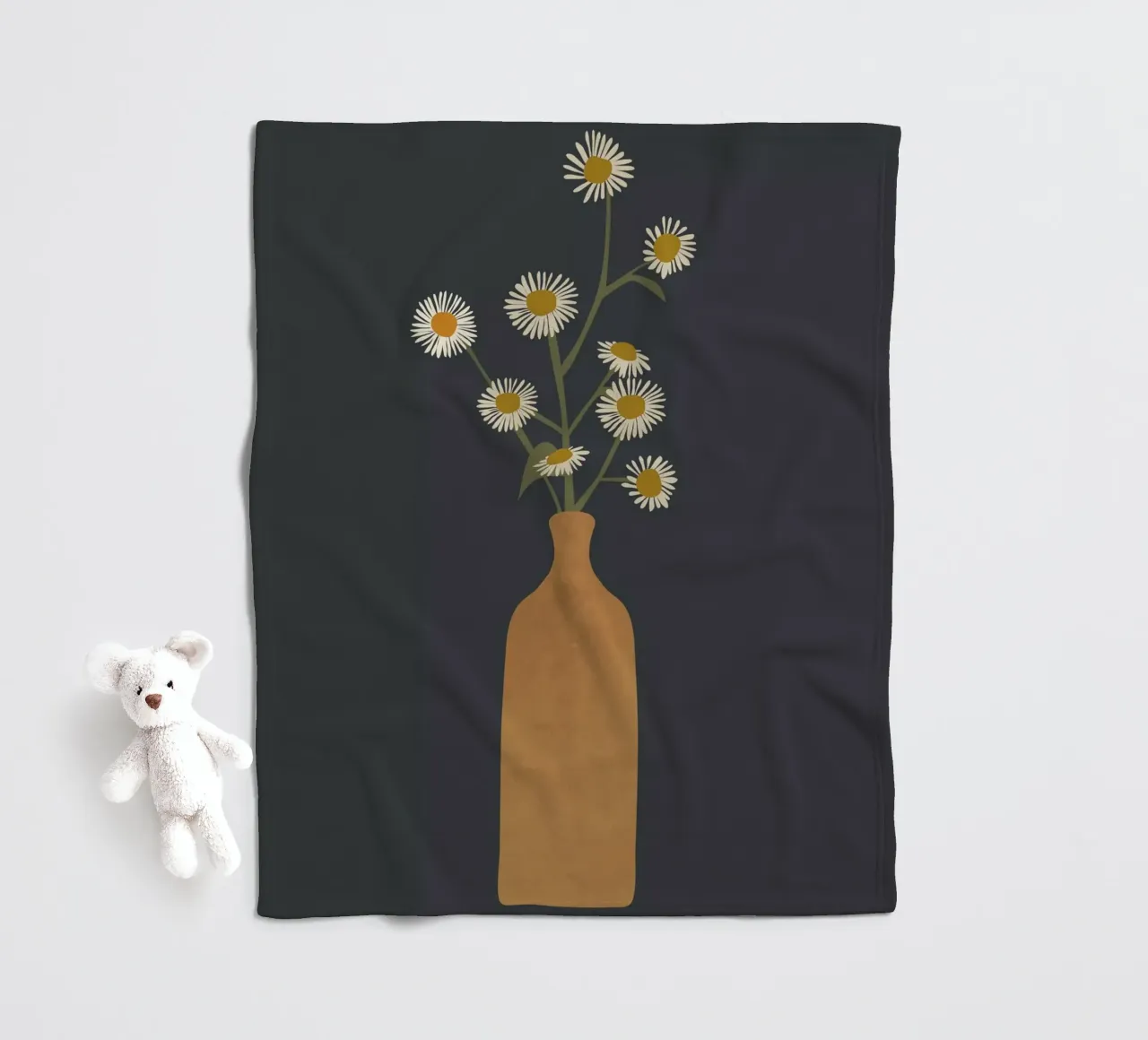 Blumen Fleecedecke von ThingDesign