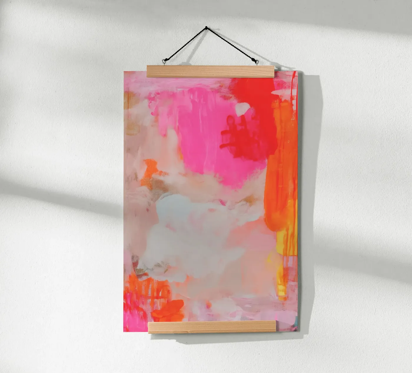 Structure lights, pink poster by Carinaprint
