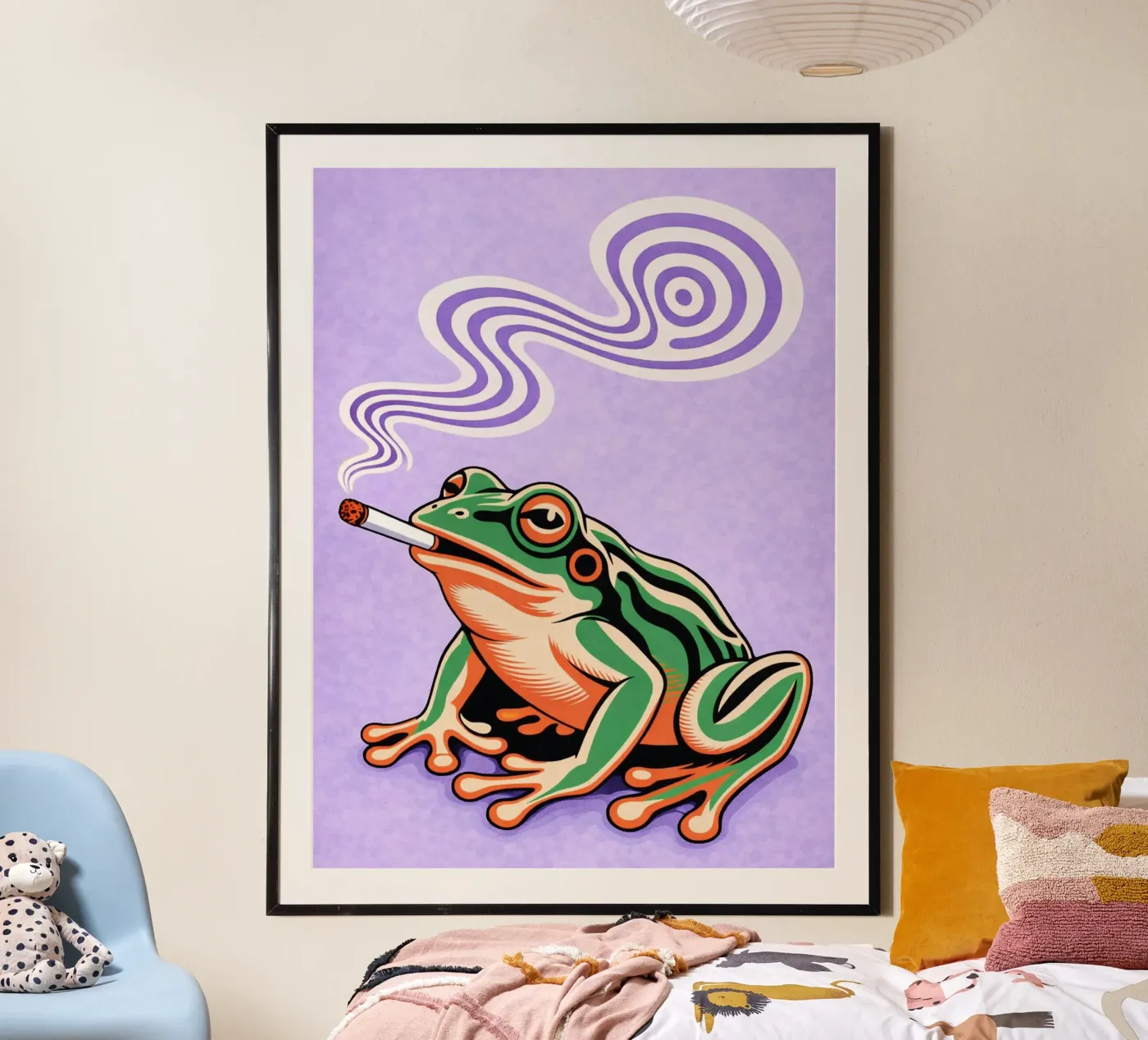funny frog poster by Permatax