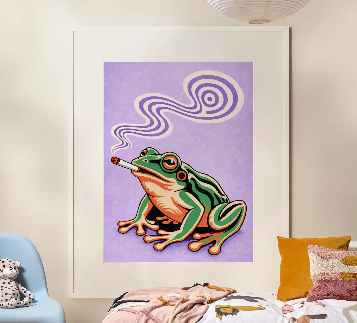 funny frog poster by Permatax