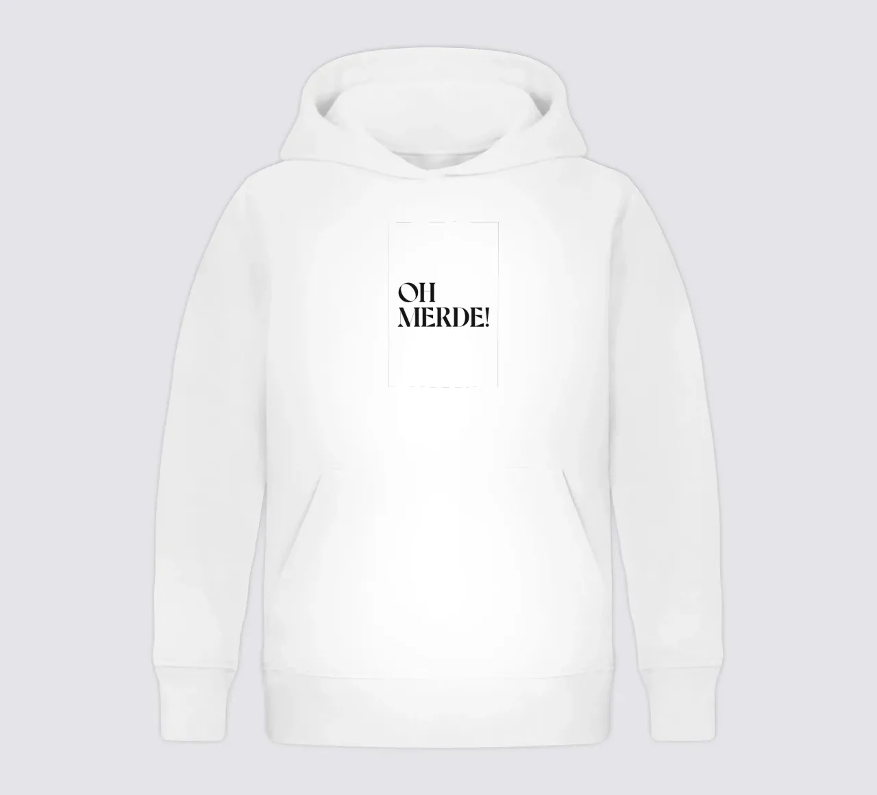 ¡OH MERDE! sudadera con capucha para niño de n.4