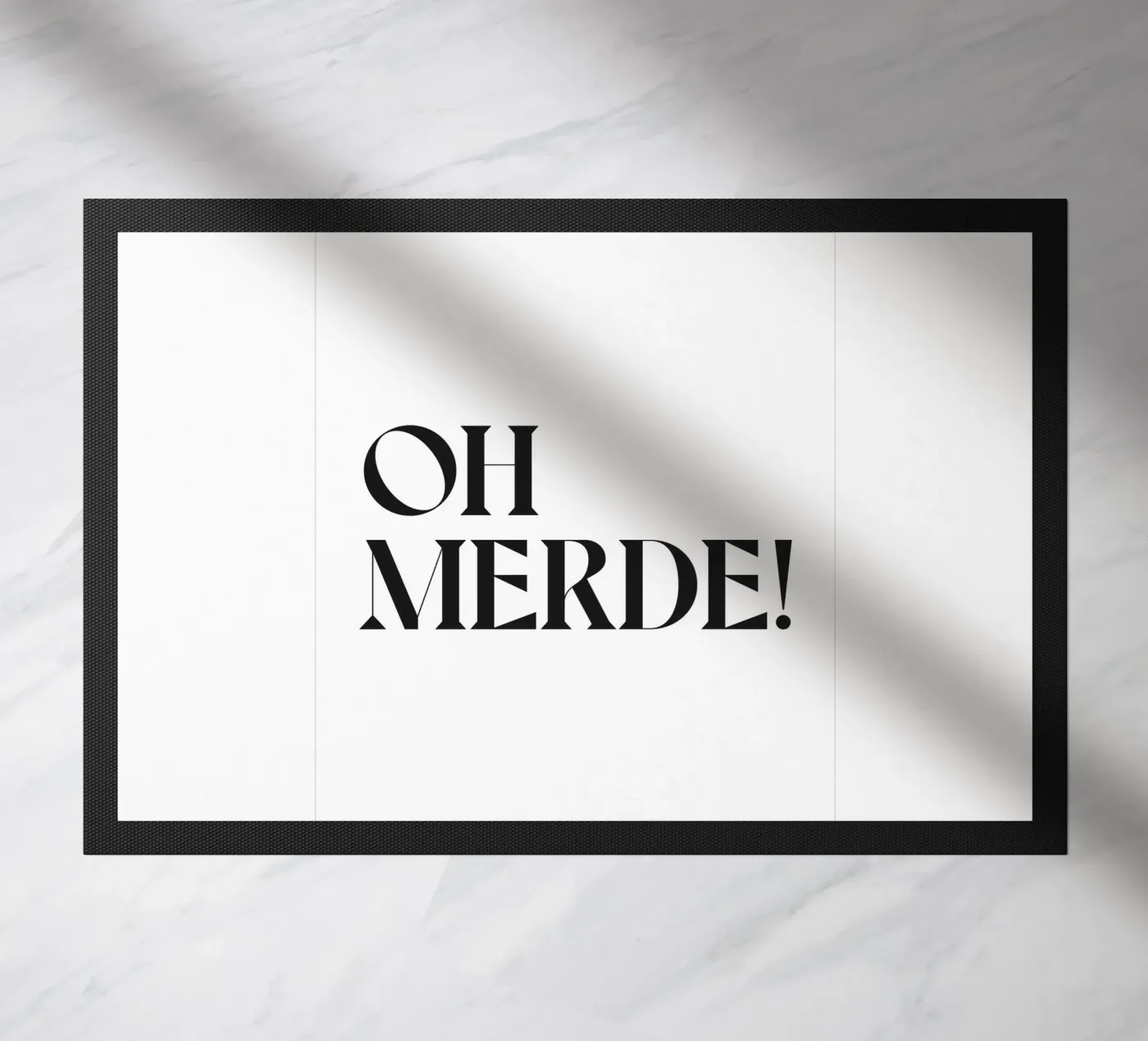 OH MERDE! doormat by n.4