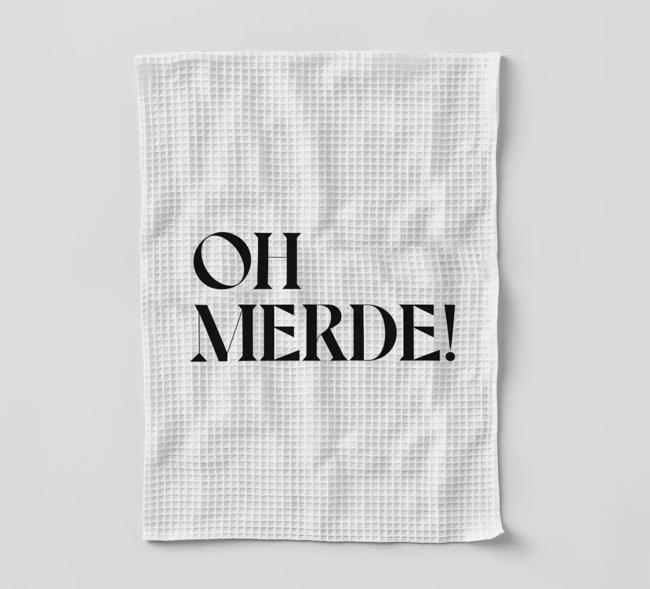 OH MERDE! canovaccio da cucina da n.4