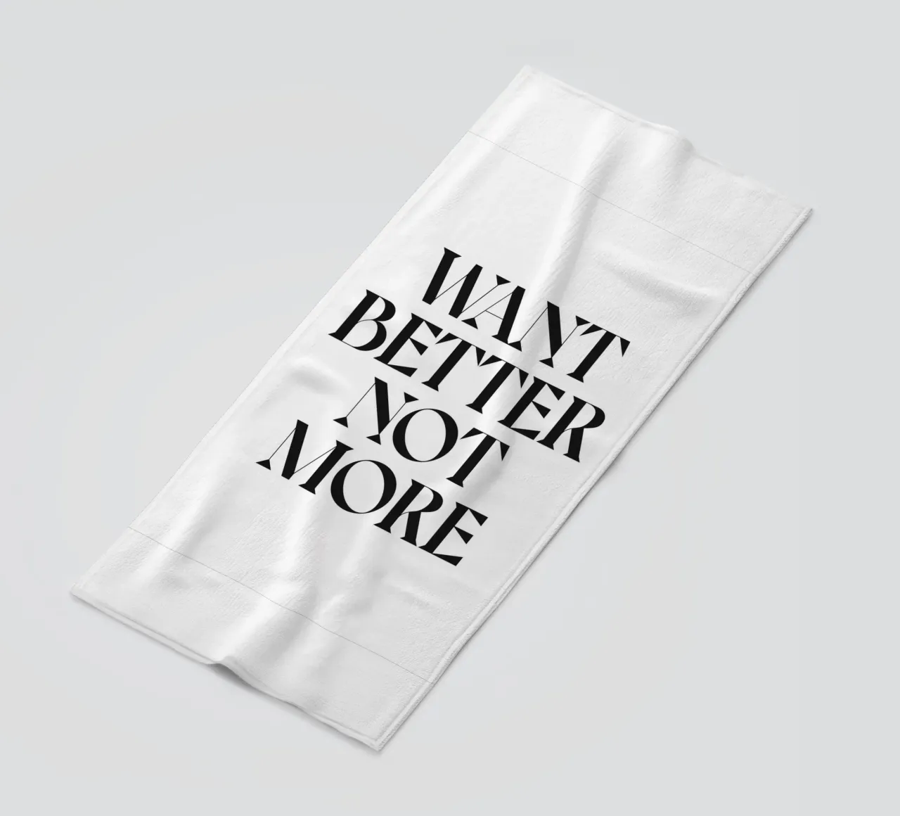 VOGLIAMO DI MEGLIO, NON DI PIÙ telo mare da n.4