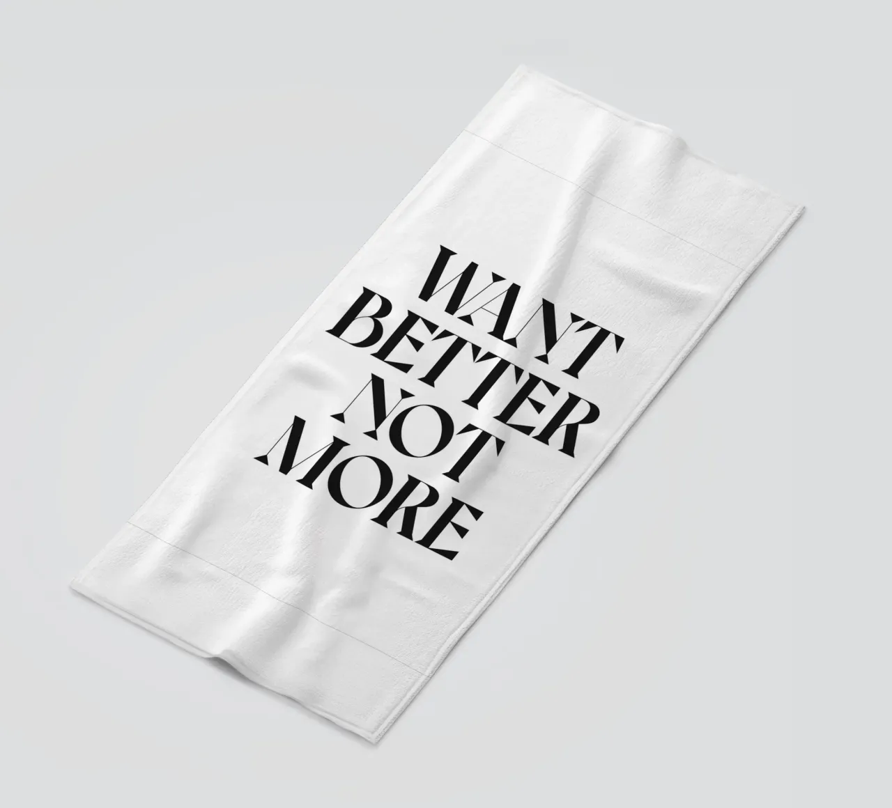 VOGLIAMO DI MEGLIO, NON DI PIÙ telo mare da n.4