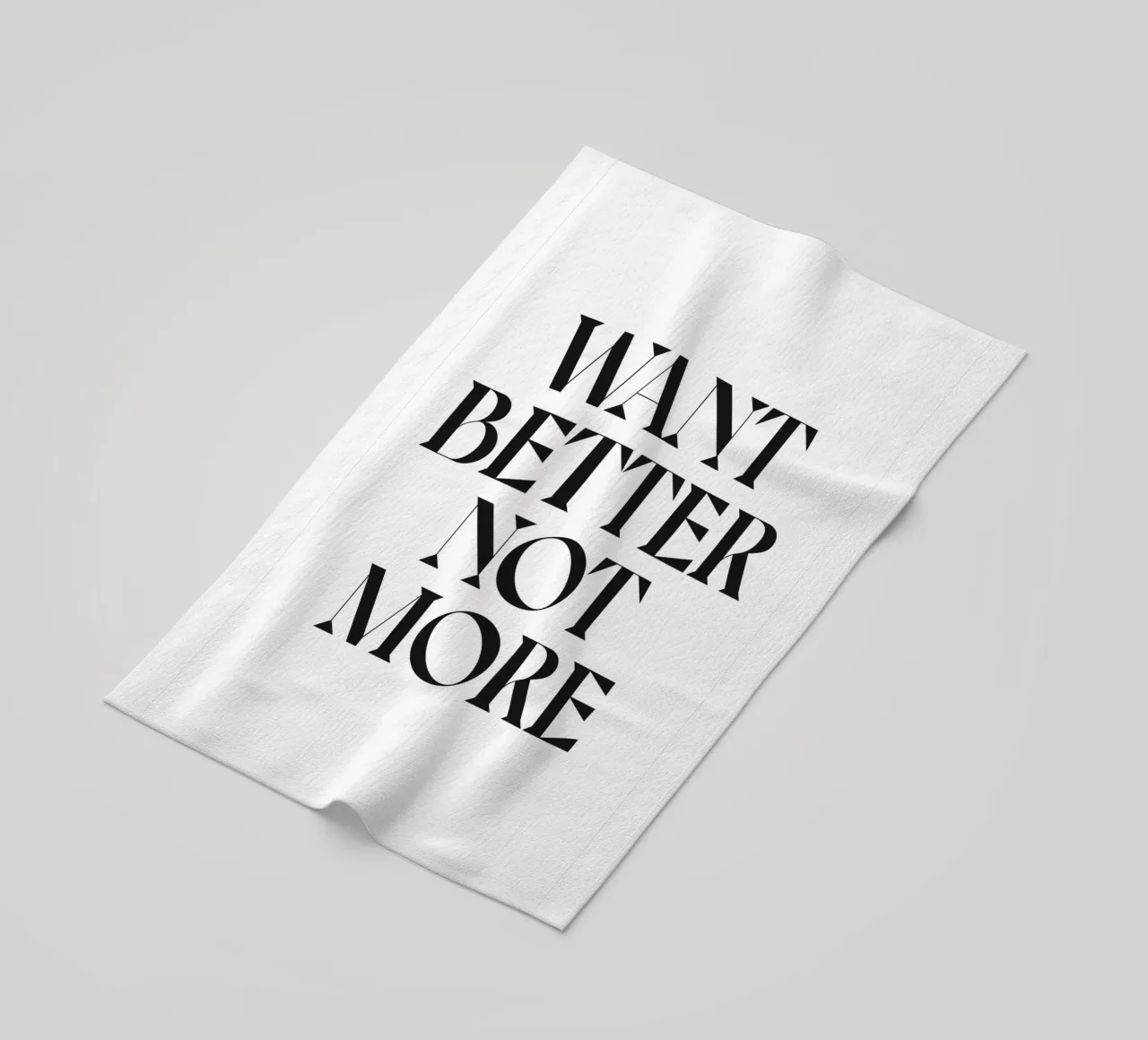 VOGLIAMO DI MEGLIO, NON DI PIÙ telo mare da n.4