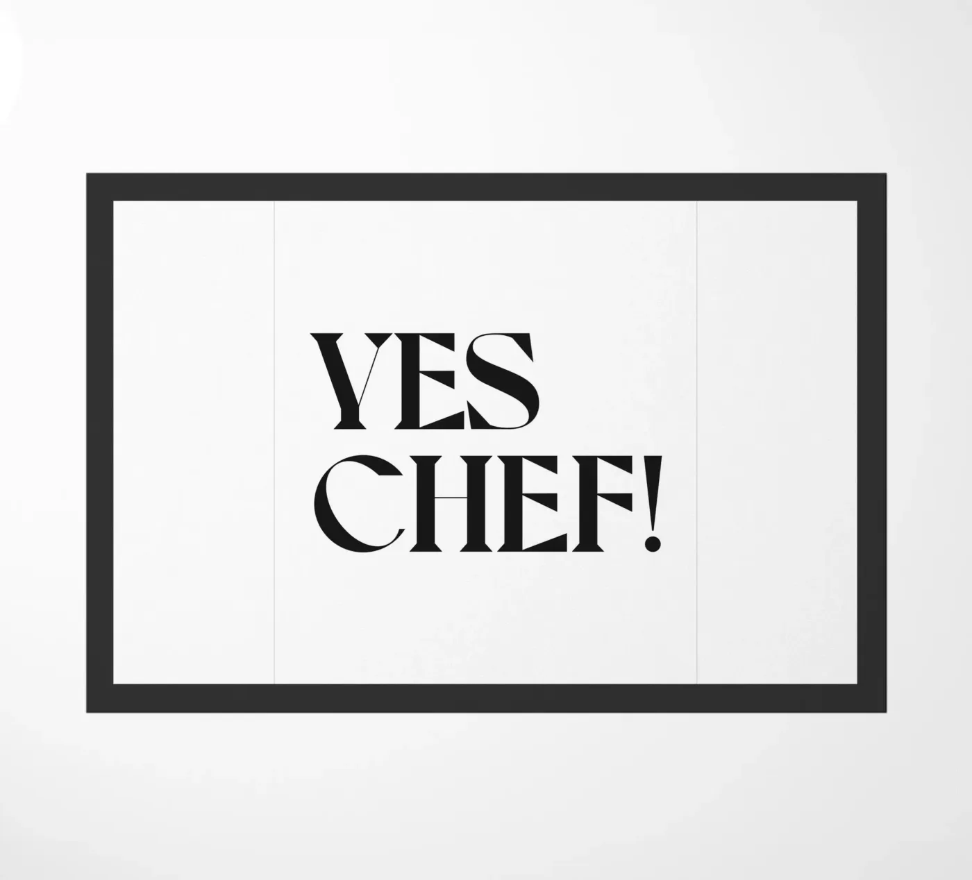 JA CHEF! deurmat van n.4