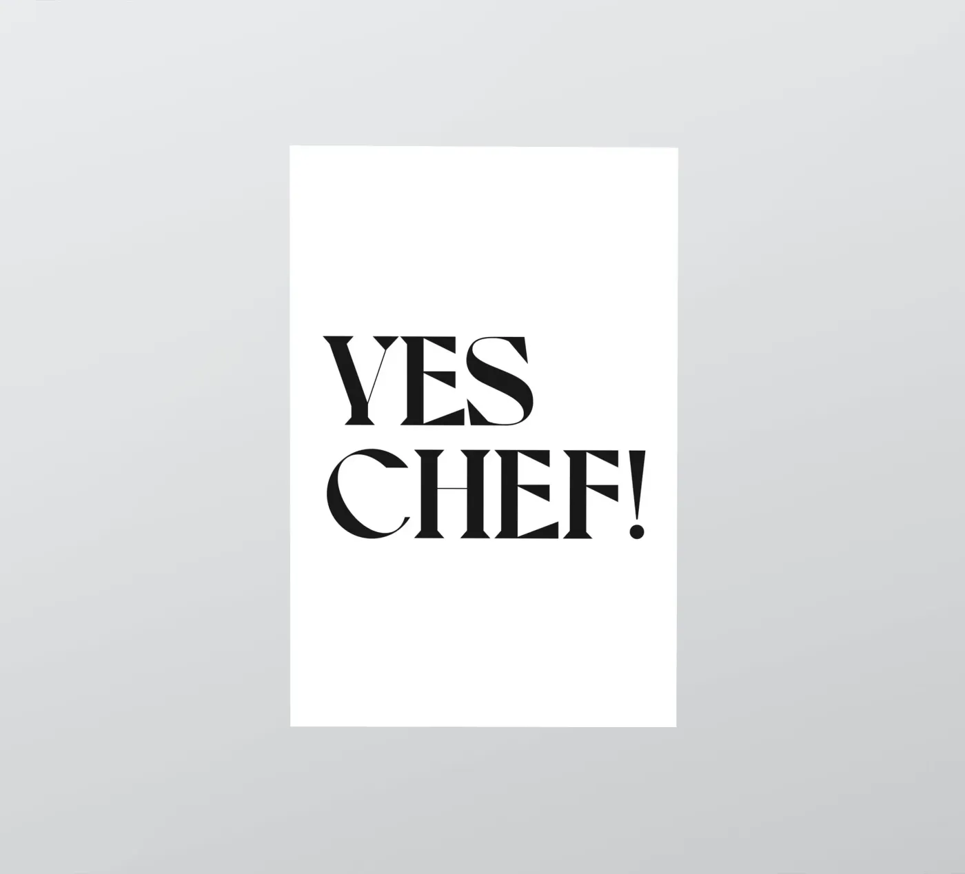 JA CHEF! sticker van n.4