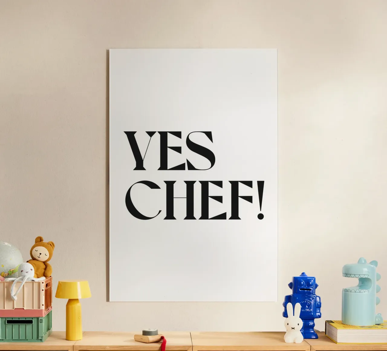 SI' CHEF! plexiglass da n.4