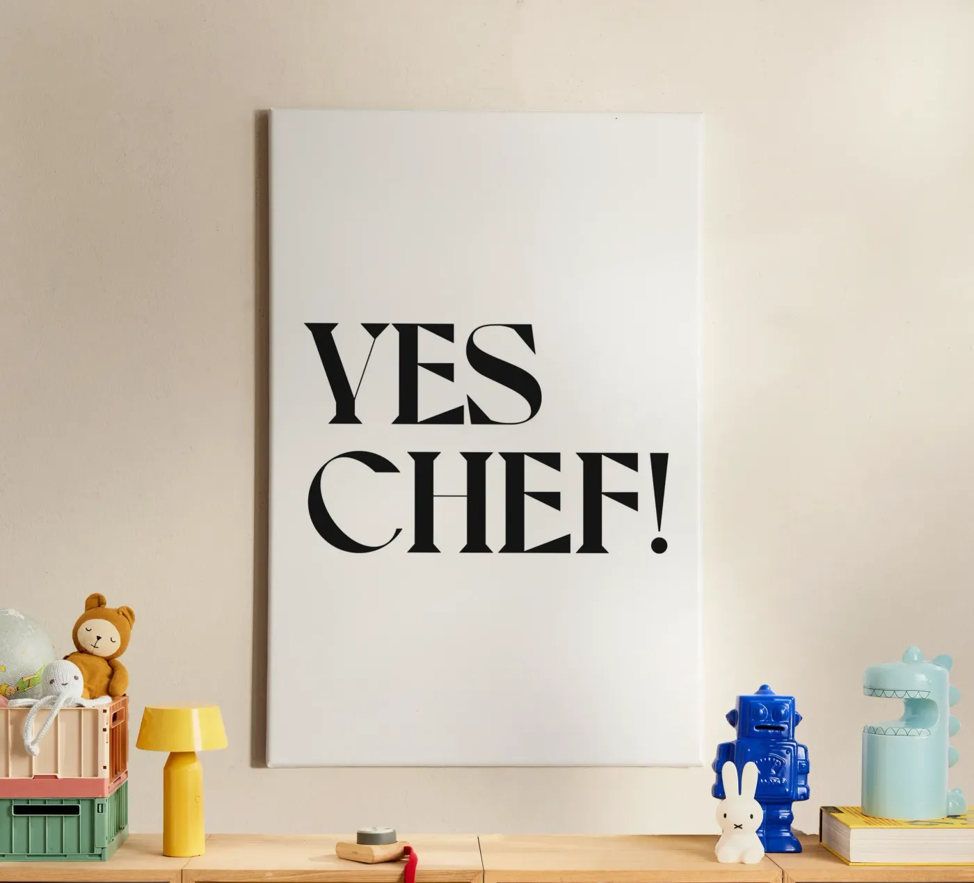 YES CHEF! canvas by n.4
