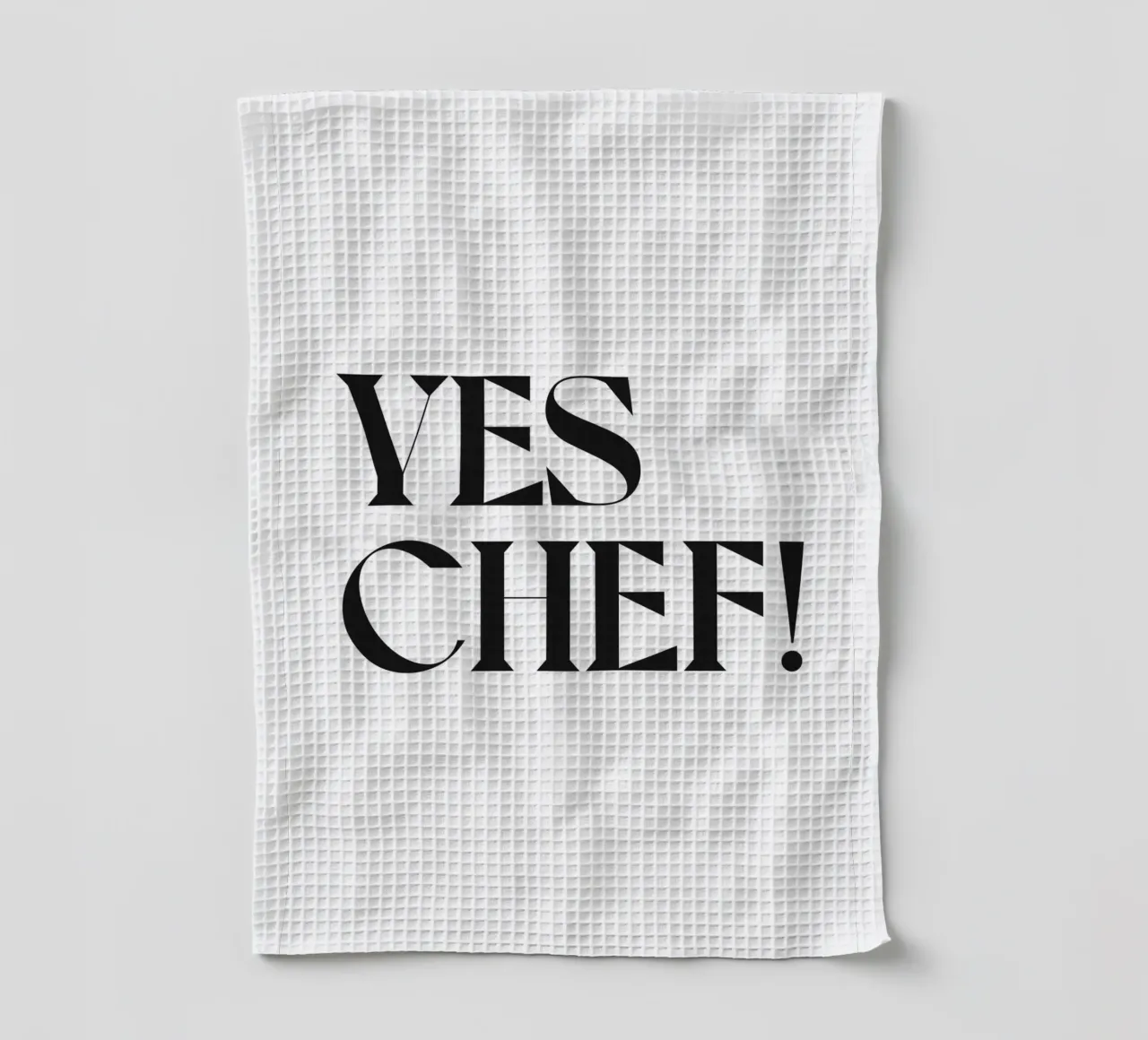 SI' CHEF! canovaccio da cucina da n.4