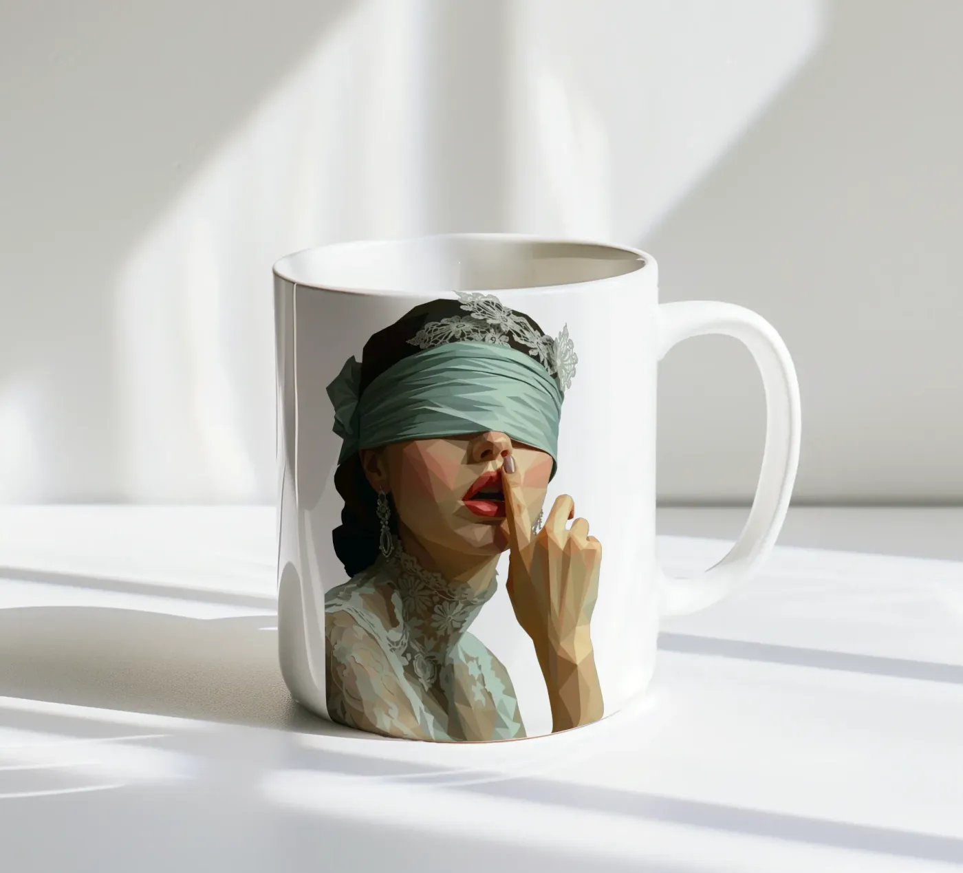 Shhh ceramic mug by Self-expression