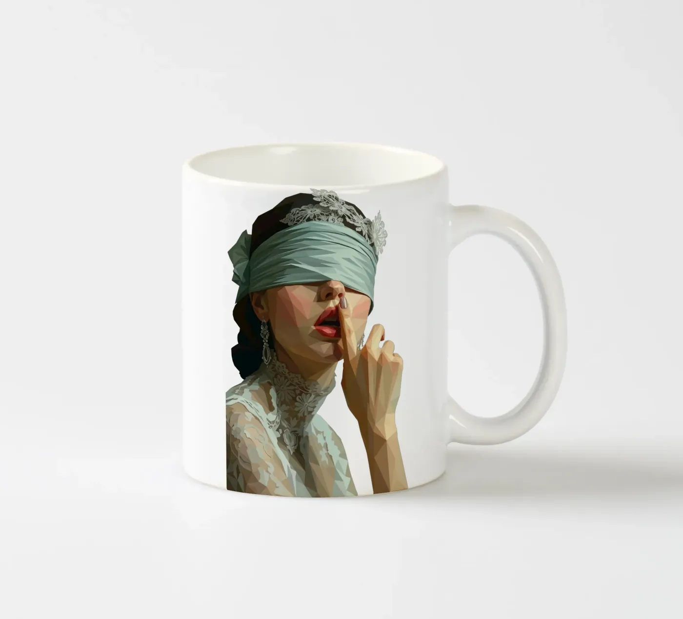 Shhh ceramic mug by Self-expression