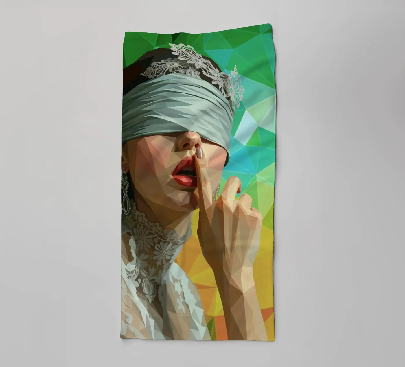 Ssst badhanddoek van Self-expression