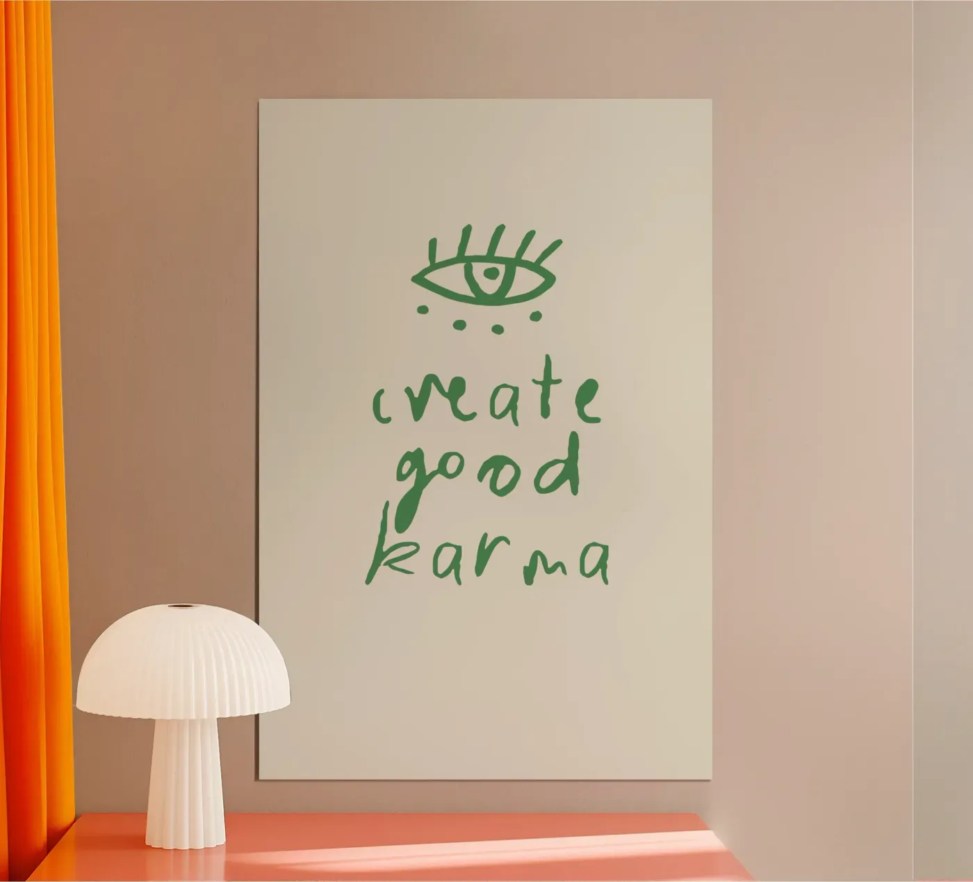 Create Good Karma poster da treechild