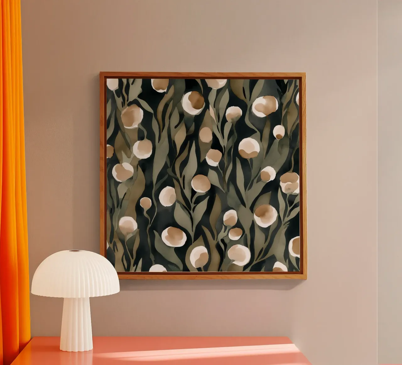 Nocturne Bloom acrylic glass by Seed & Signal