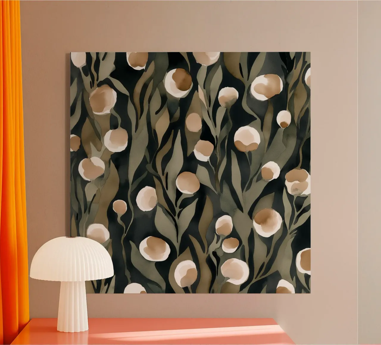 Nocturne Bloom acrylic glass by Seed & Signal