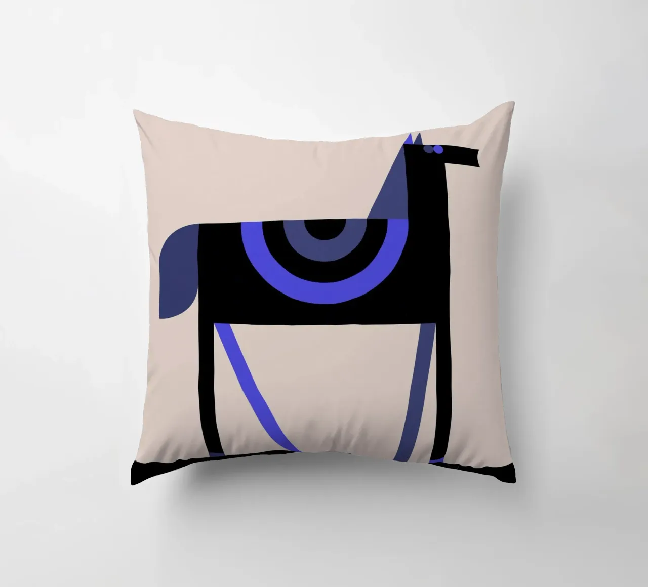 Cheval folklorique coussin de Seed & Signal