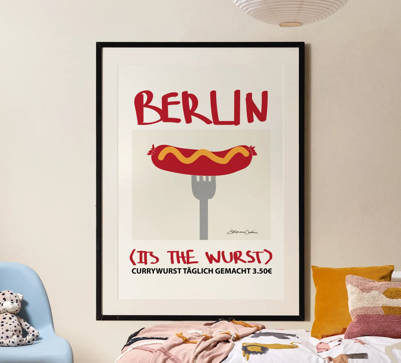 Berlin's the Wurst poster da KunstbyStephie