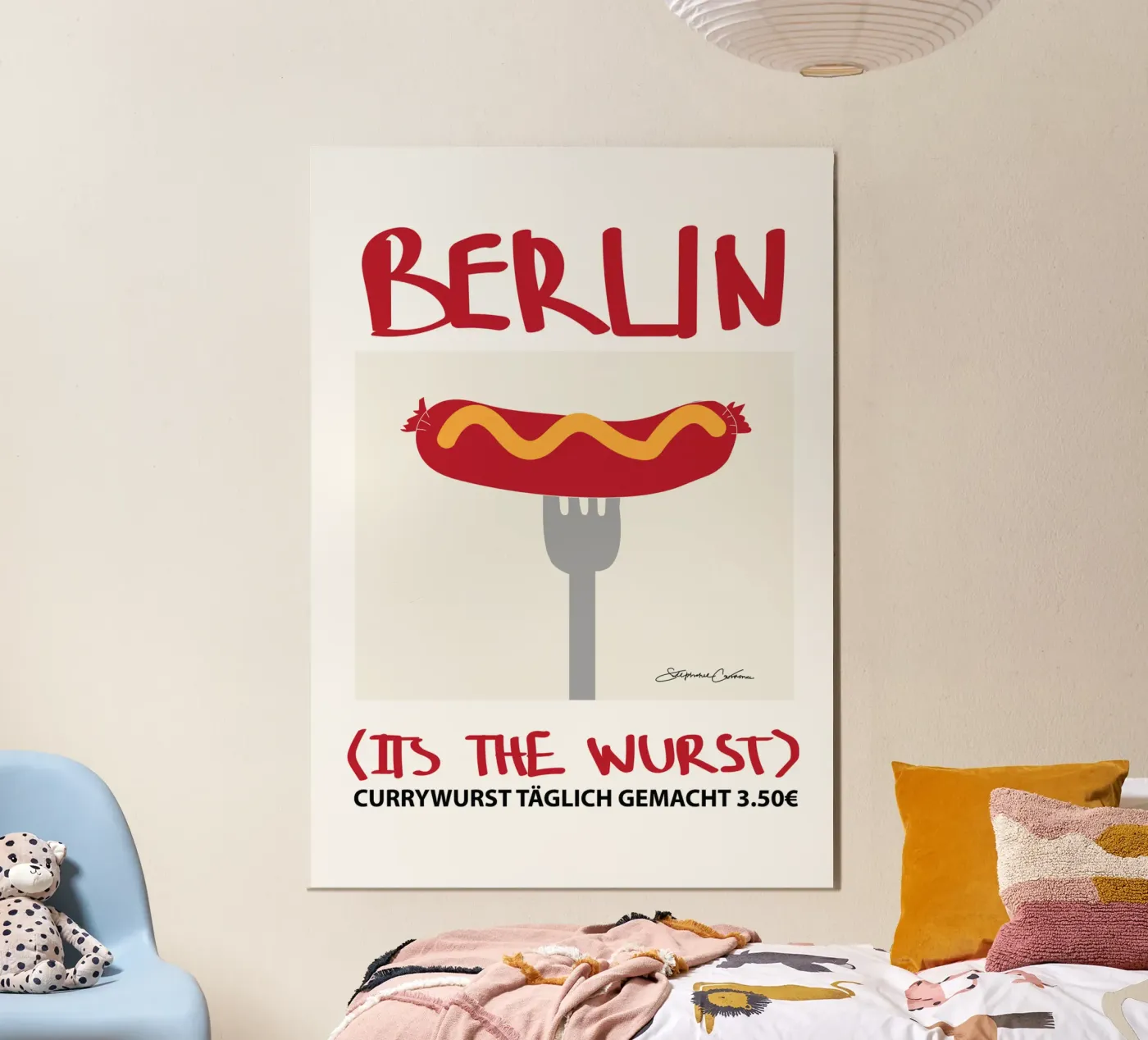 Berlin's the Wurst poster da KunstbyStephie