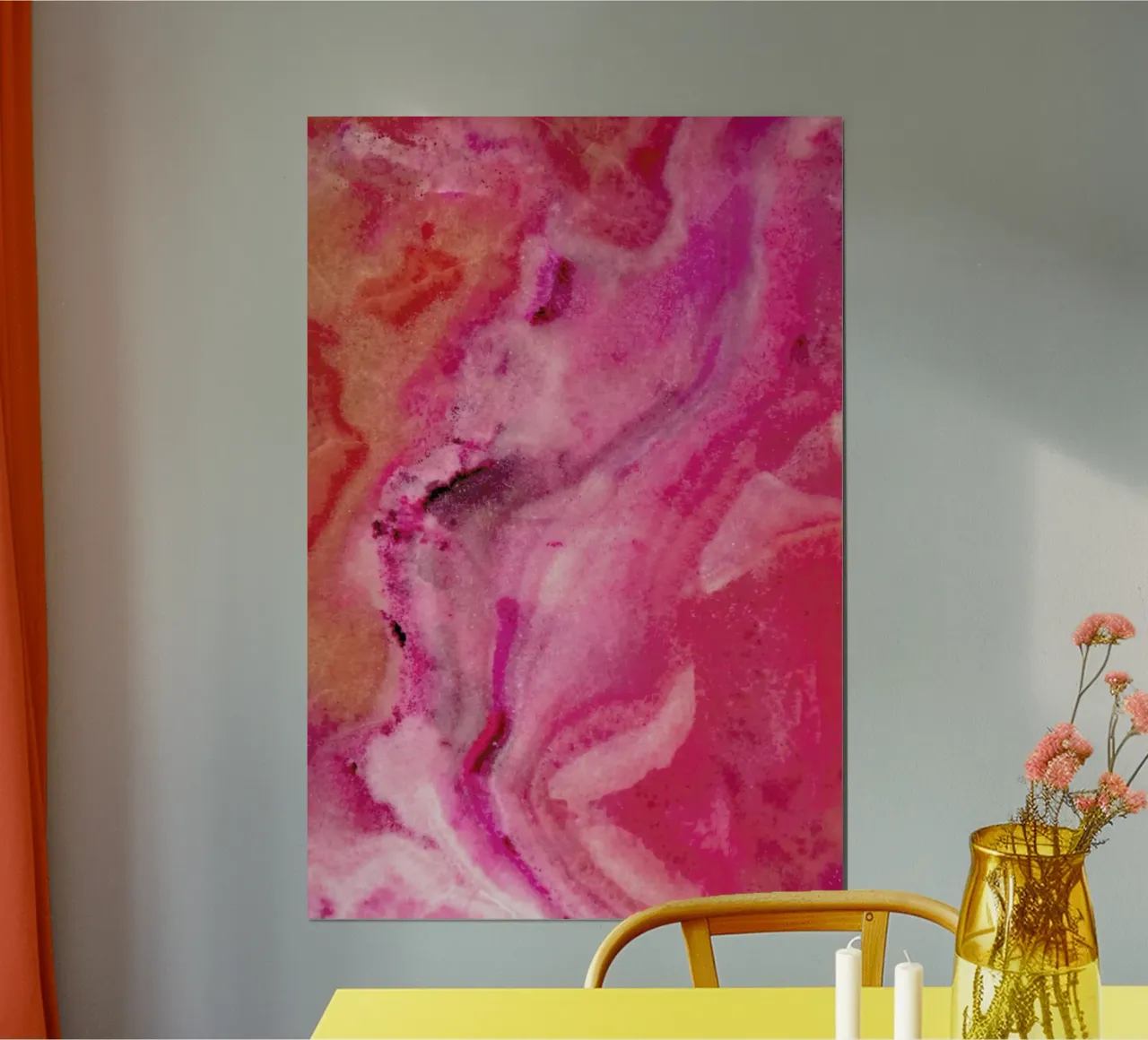 Bold Pink Marble carta hahnemühle da cafelab