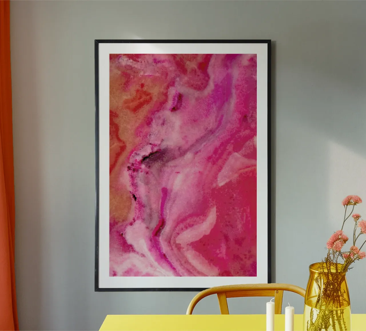 Bold Pink Marble carta hahnemühle da cafelab