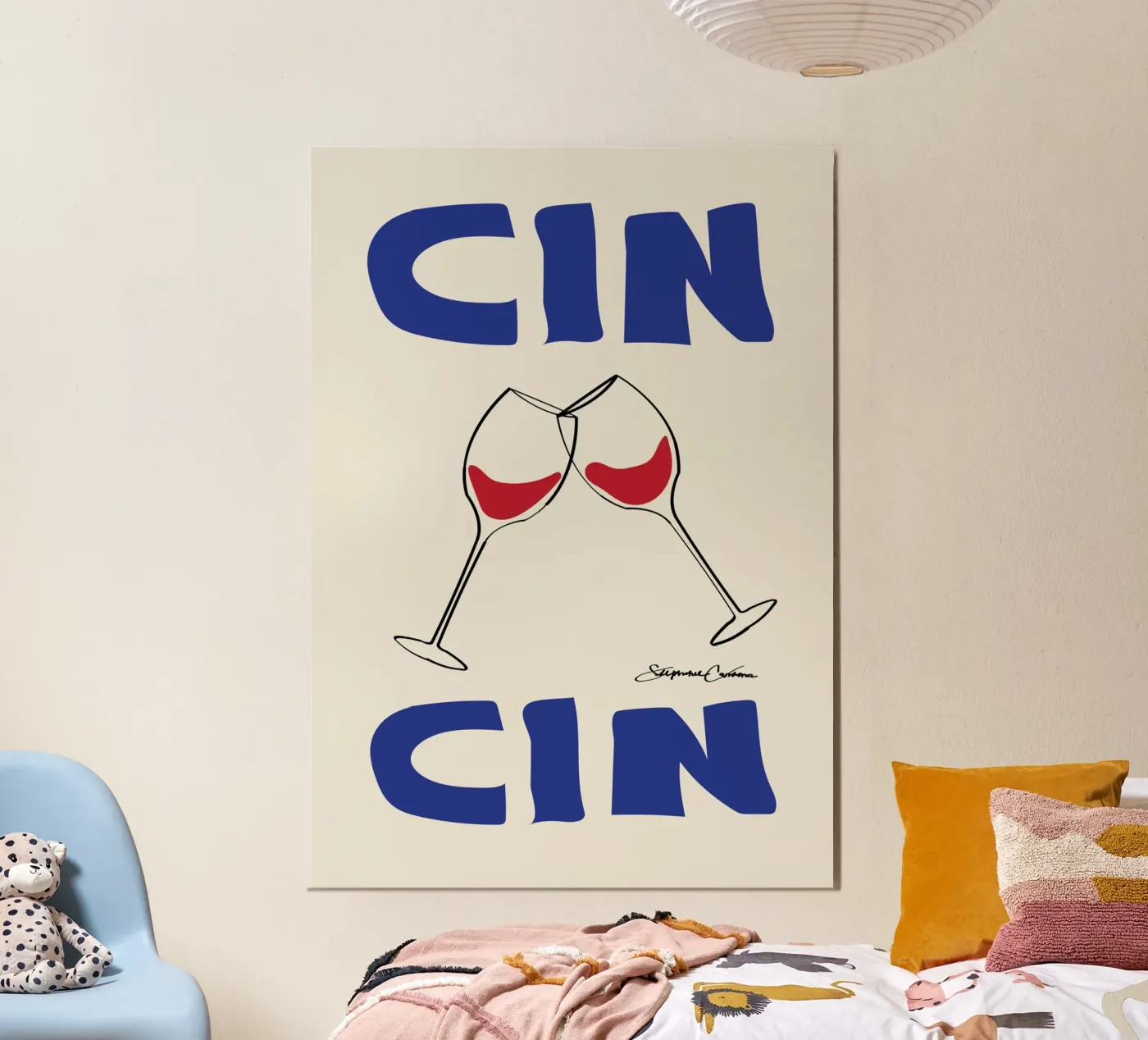 Cin Cin poster da KunstbyStephie