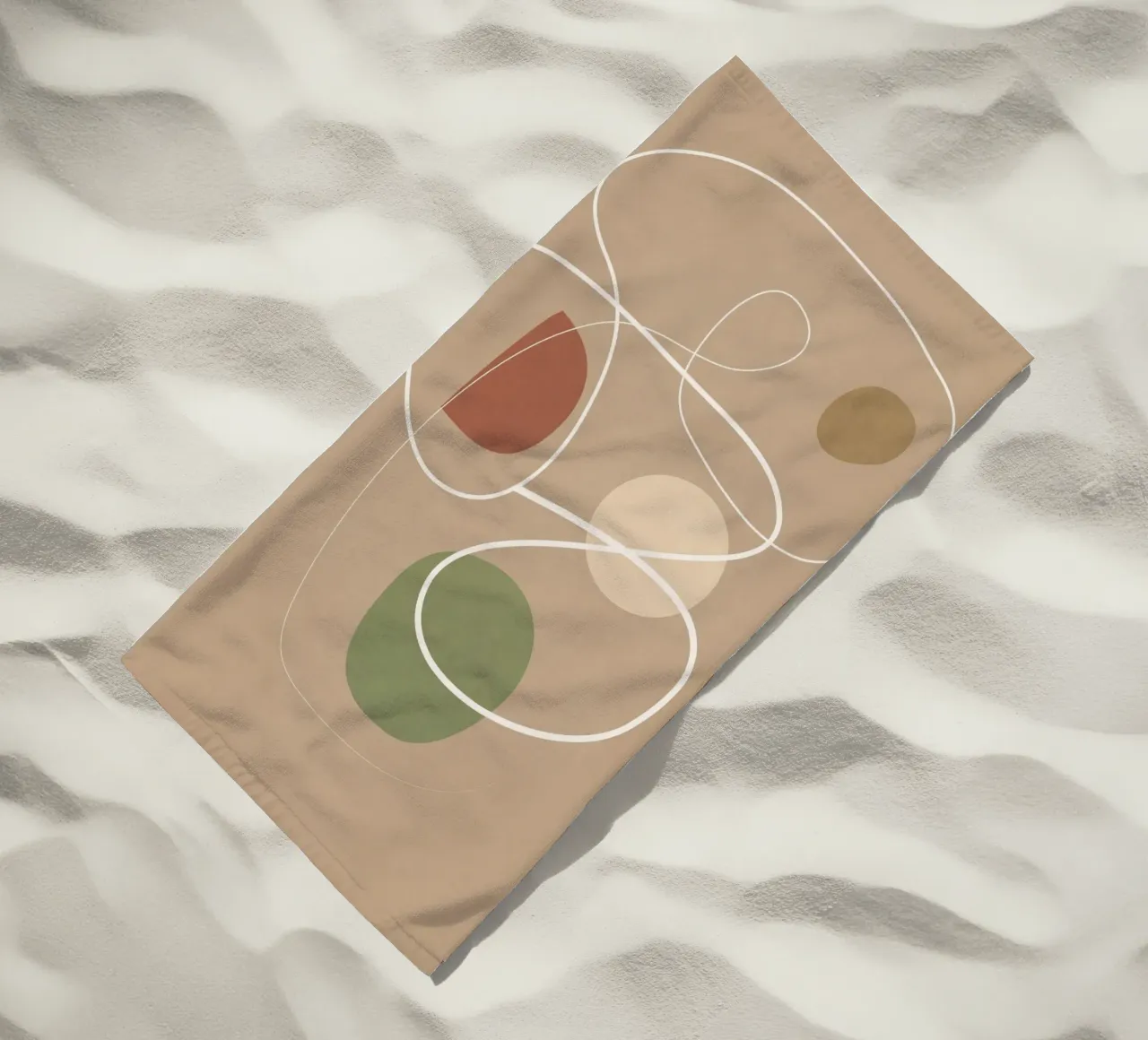 Thin Flow 2 beach towel by Flow Line 2