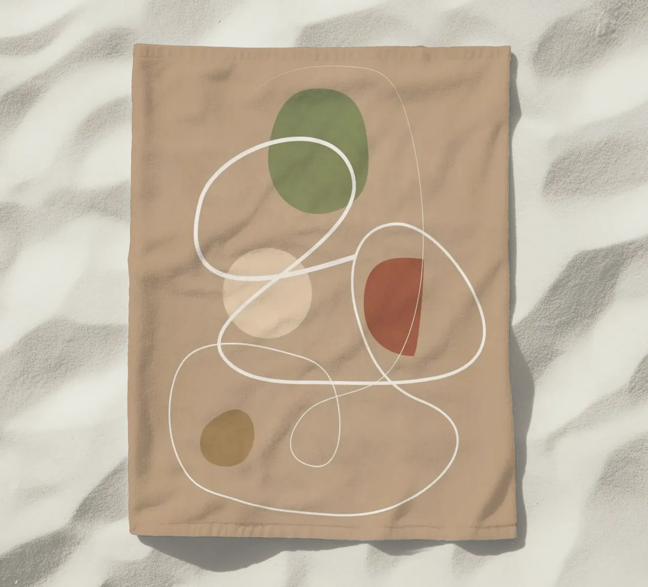 Thin Flow 2 beach towel by Flow Line 2