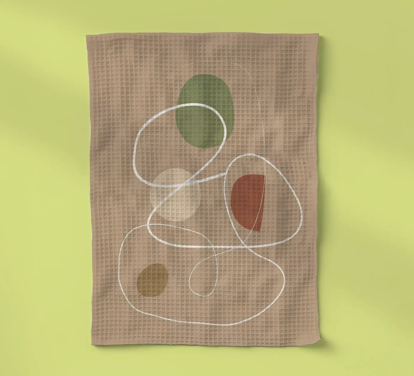 Thin Flow 2 tea towel by Flow Line 2