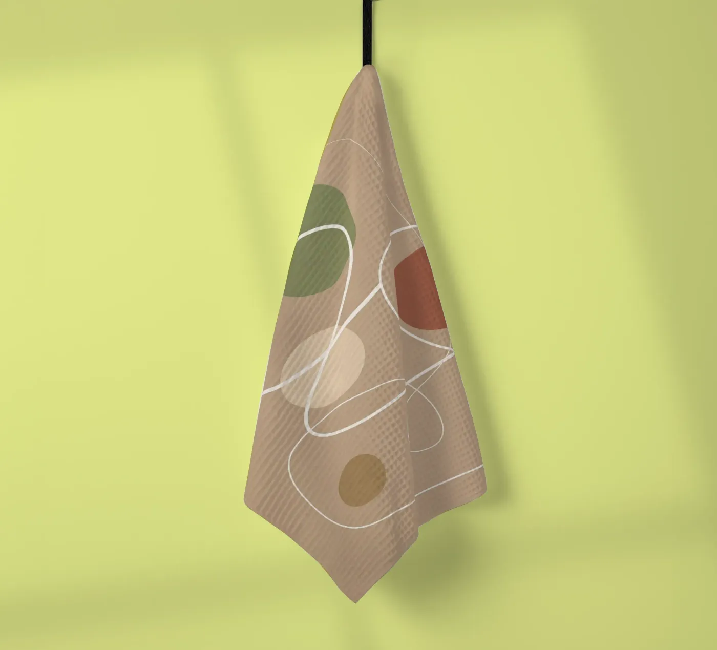 Thin Flow 2 tea towel by Flow Line 2