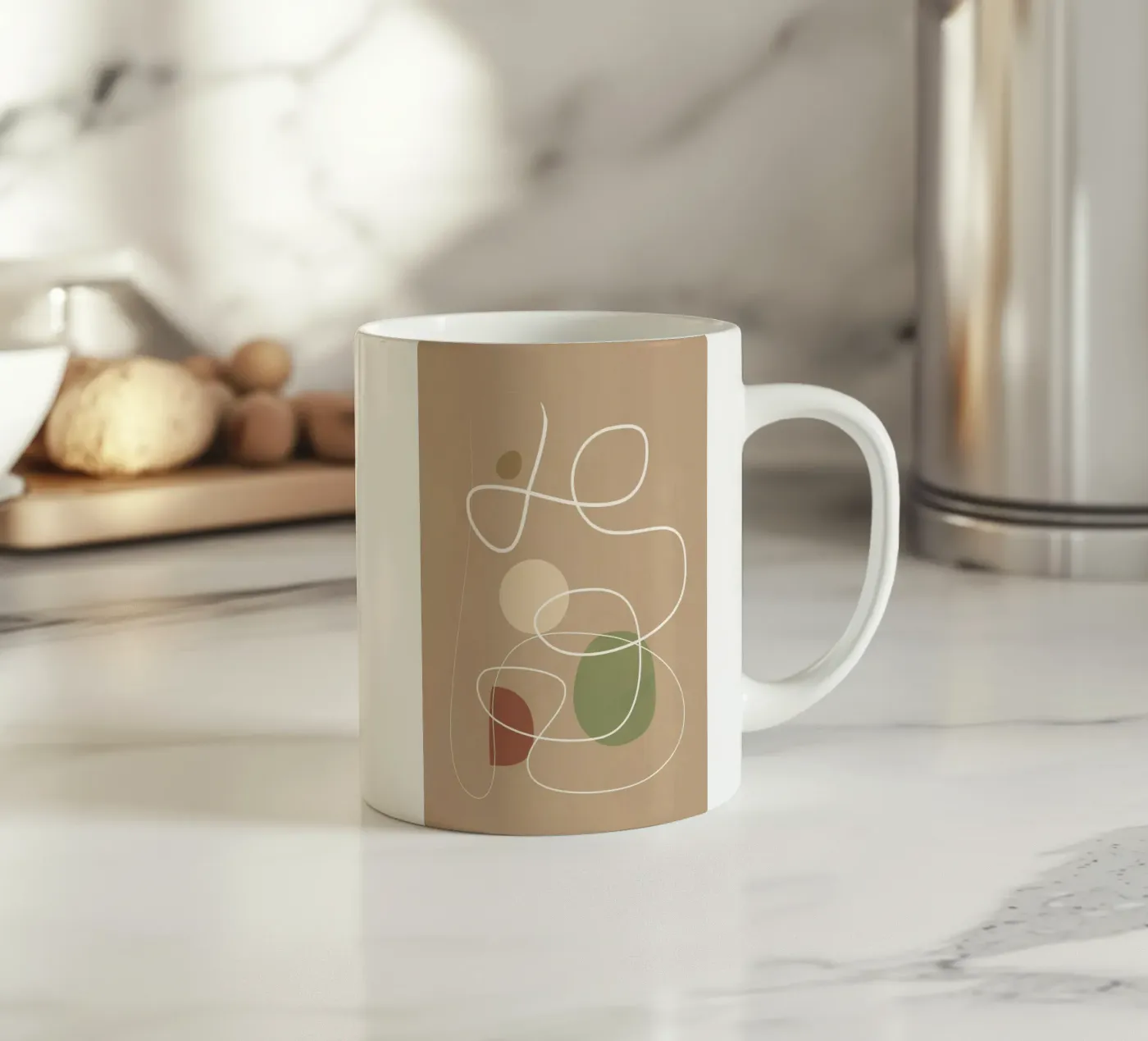 Thin Flow 3 ceramic mug by Flow Line 2