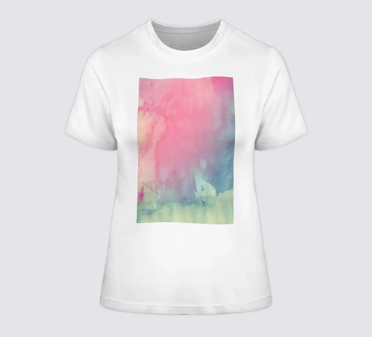 Kleurenschaduwen dames t-shirt getailleerd van cafelab