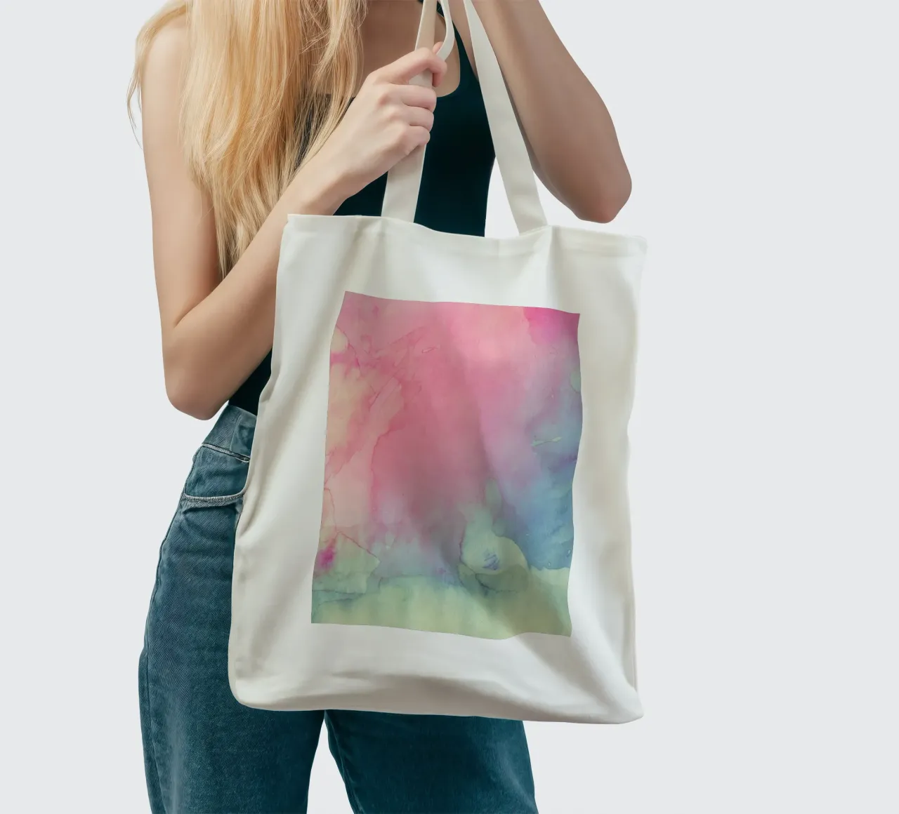 Farbschatten Jutebeutel von cafelab