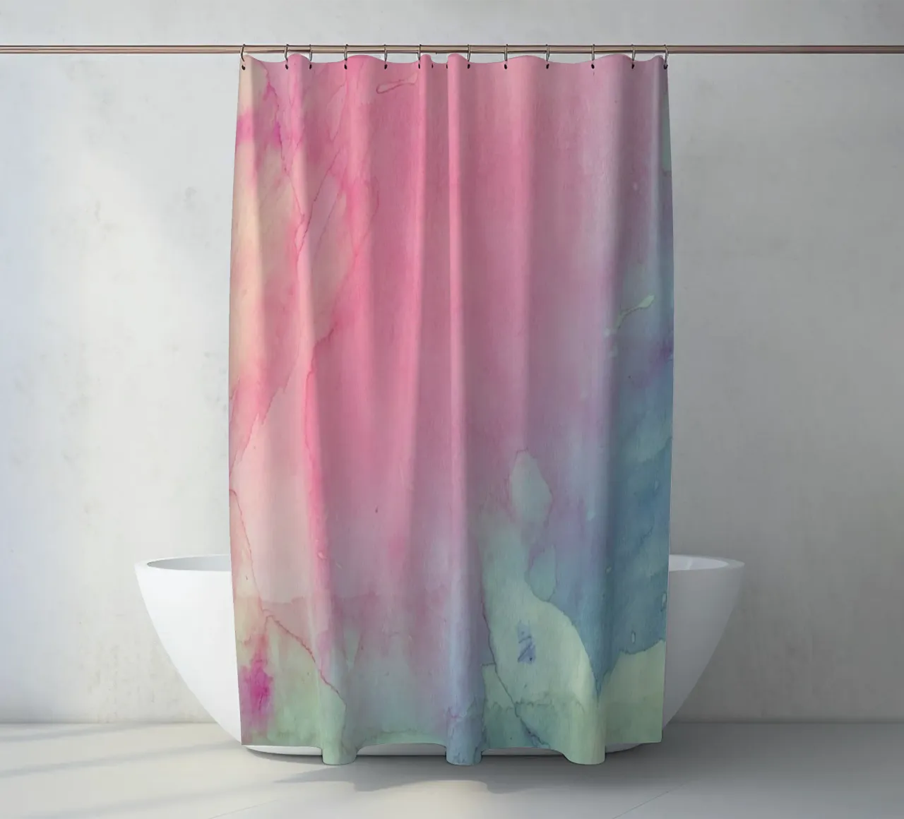 Ombre di colore tenda da doccia da cafelab