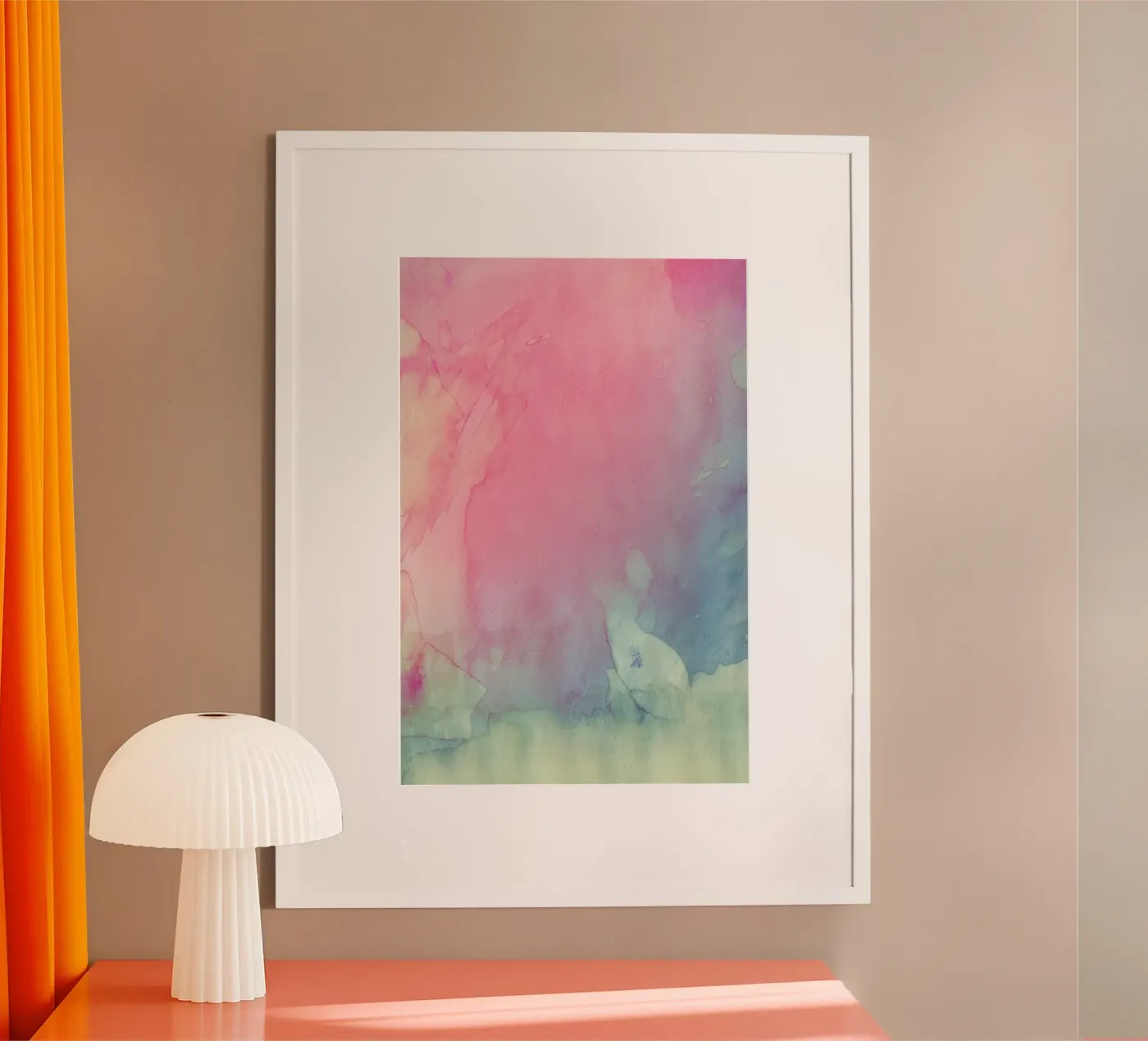 Ombre di colore poster da cafelab