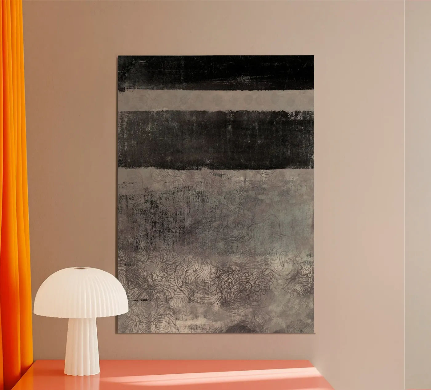leather strip poster da k i m