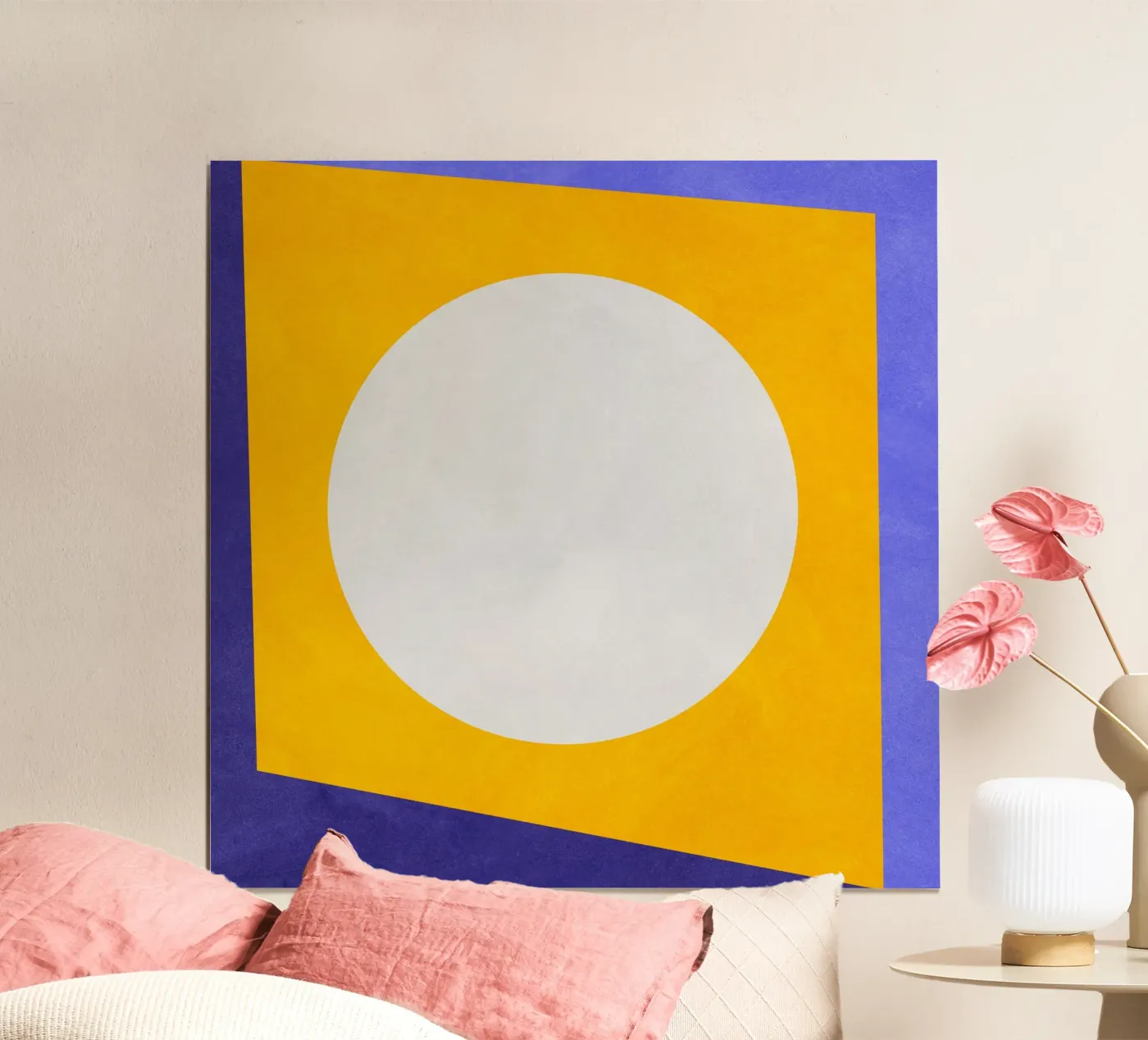 The Moon poster van Lines Inside