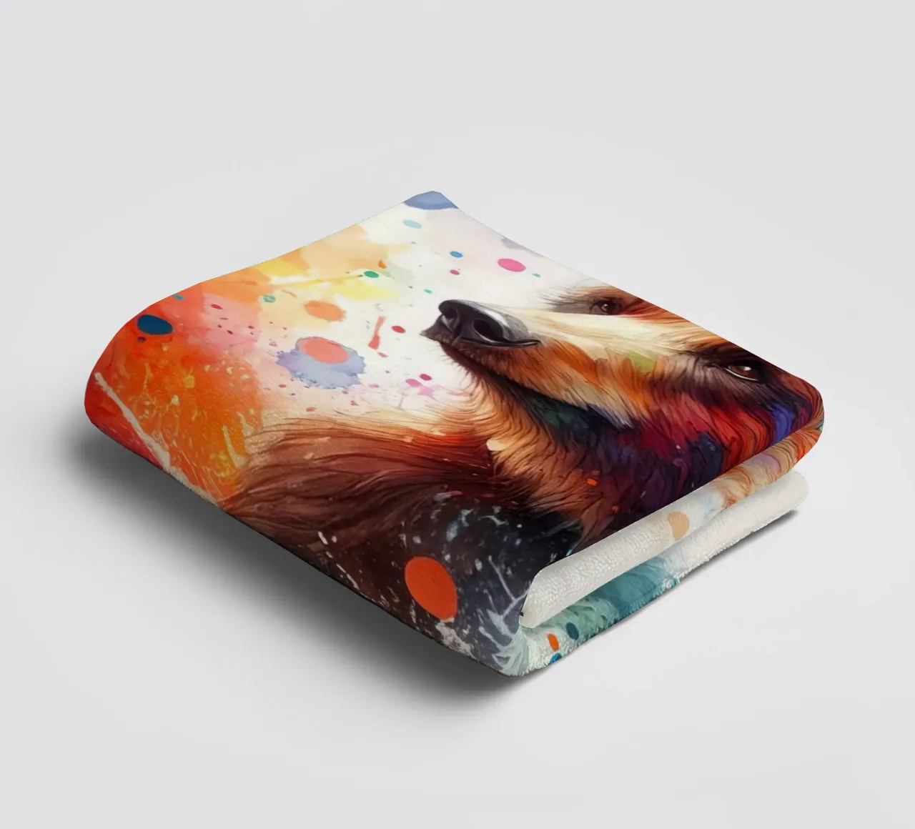 Orso in acquerello asciugamano da bagno da ARTVI-SHOP