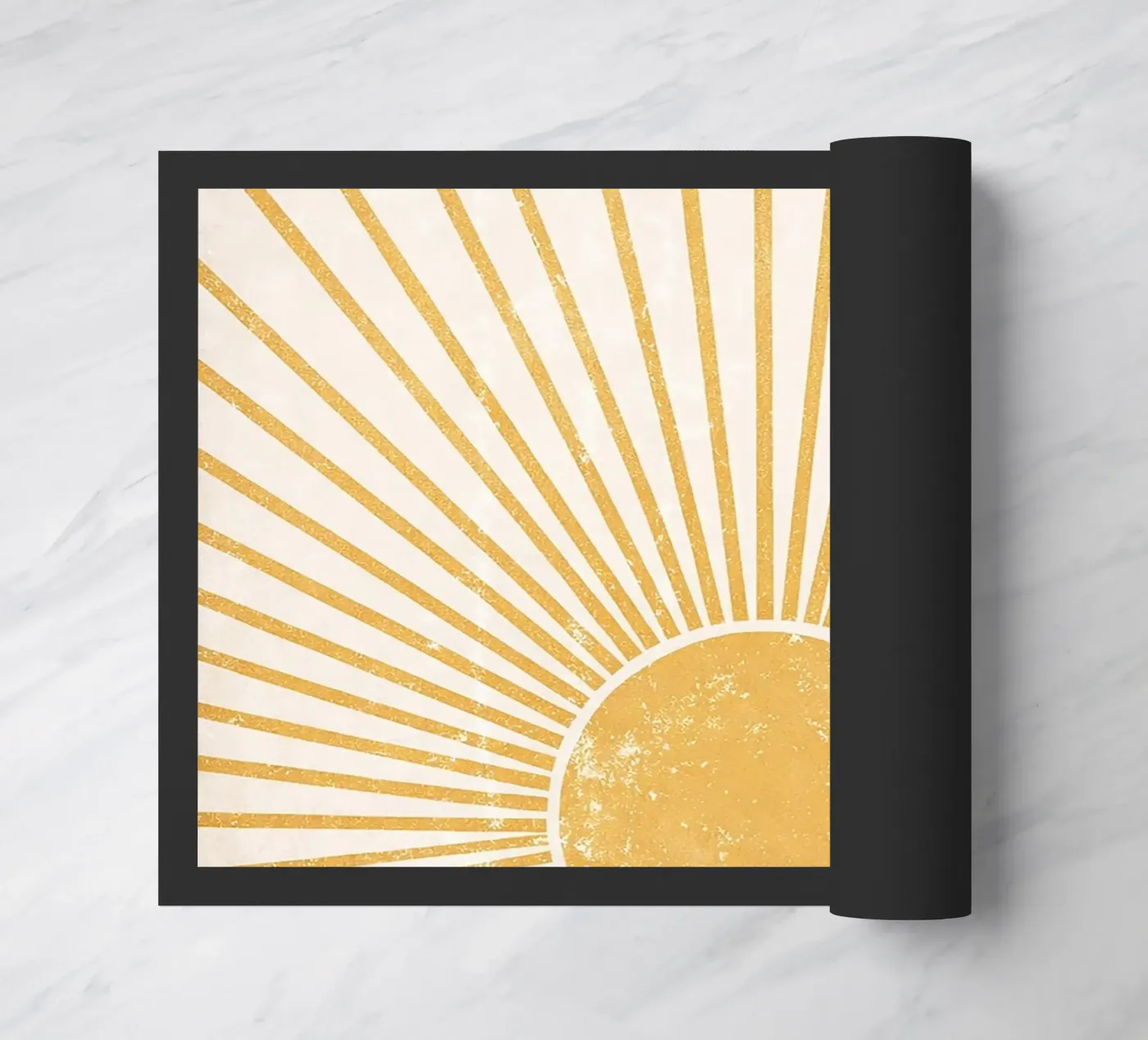 Boho Sunset Yellow Celestial zerbino da Ninaittwaa