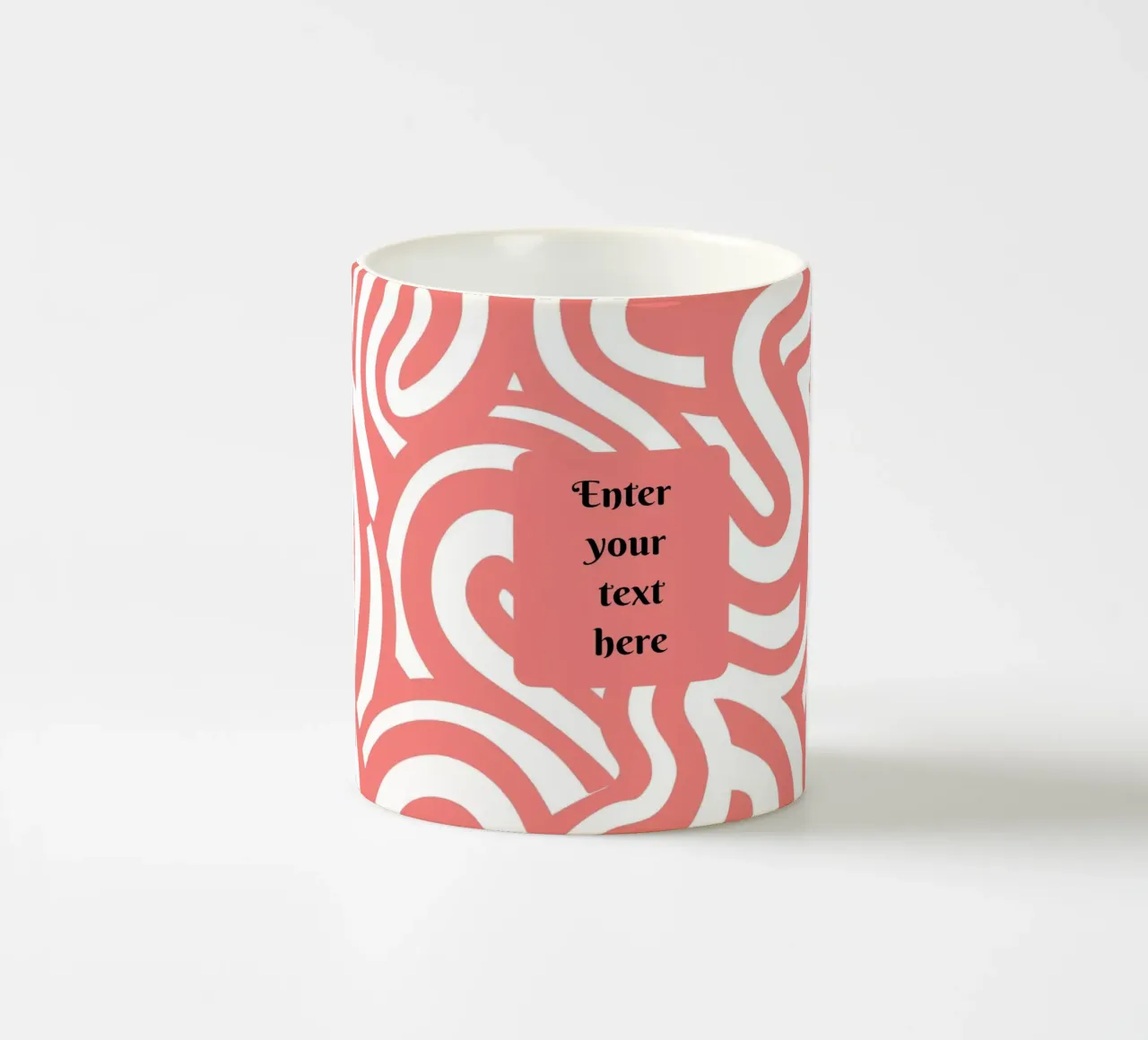 Labirinto di blush in grassetto tazza in ceramica da DesignArt