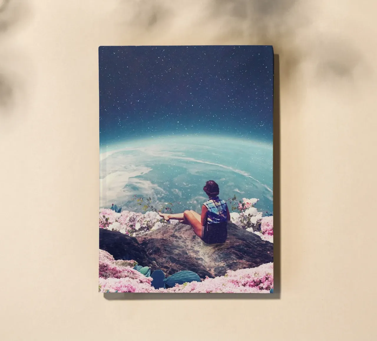 My World Blossomed when I Loved You Horizontal notebook by Frank Moth